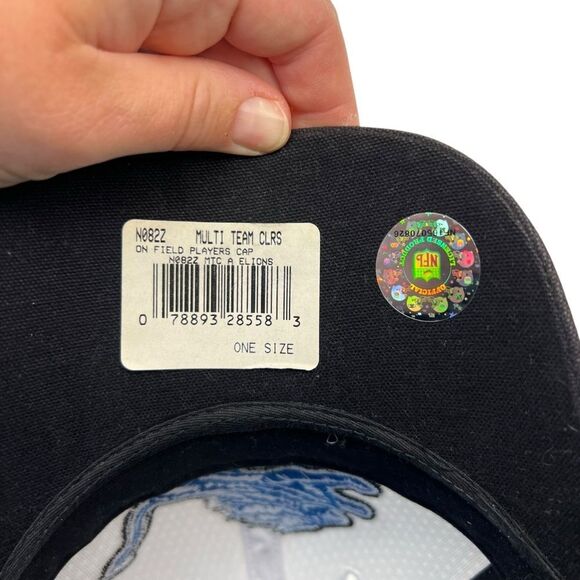 Detroit Lions reebok Velcro adjustable NFL cap hat vintage new with tags - Picture 11 of 11